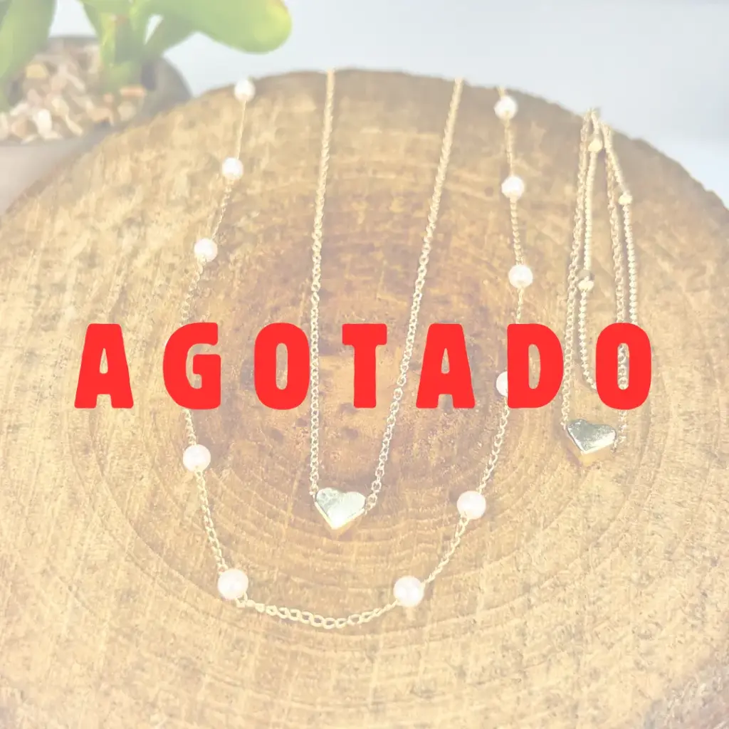 Conjunto de Perlas & Corazones