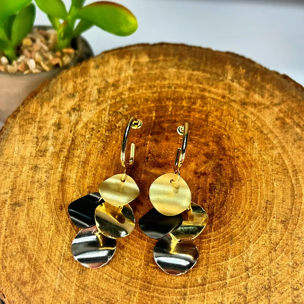 Pendientes de Moda Vintage con Flecos Redondos 