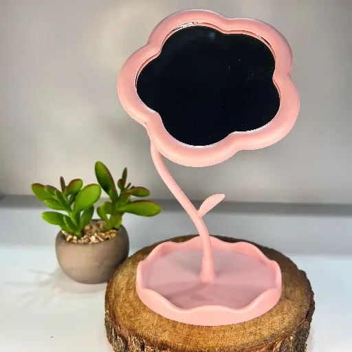 [03010001] Espejo Cosmético en Forma de Flor